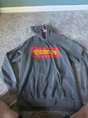 Drive-Thru Records Hoodie XL | Comfort Colors | Vintage Pop Punk Band Merch